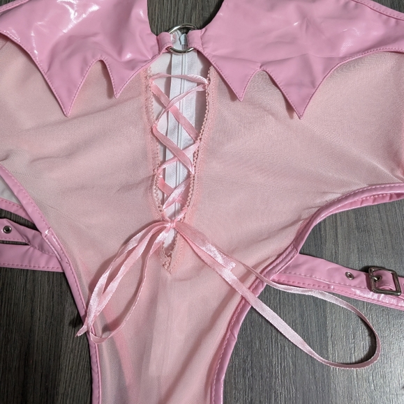 Moeflavor Pink Succubus Bodysuit - Picture 4 of 13